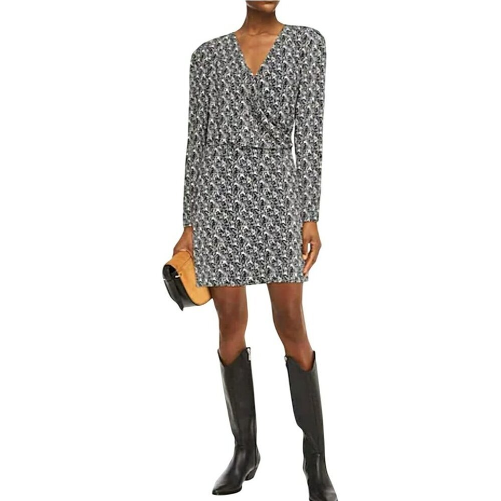 Vanessa Bruno Faux Wrap Mini Dress Size Fr 40 Us 8 Nwt